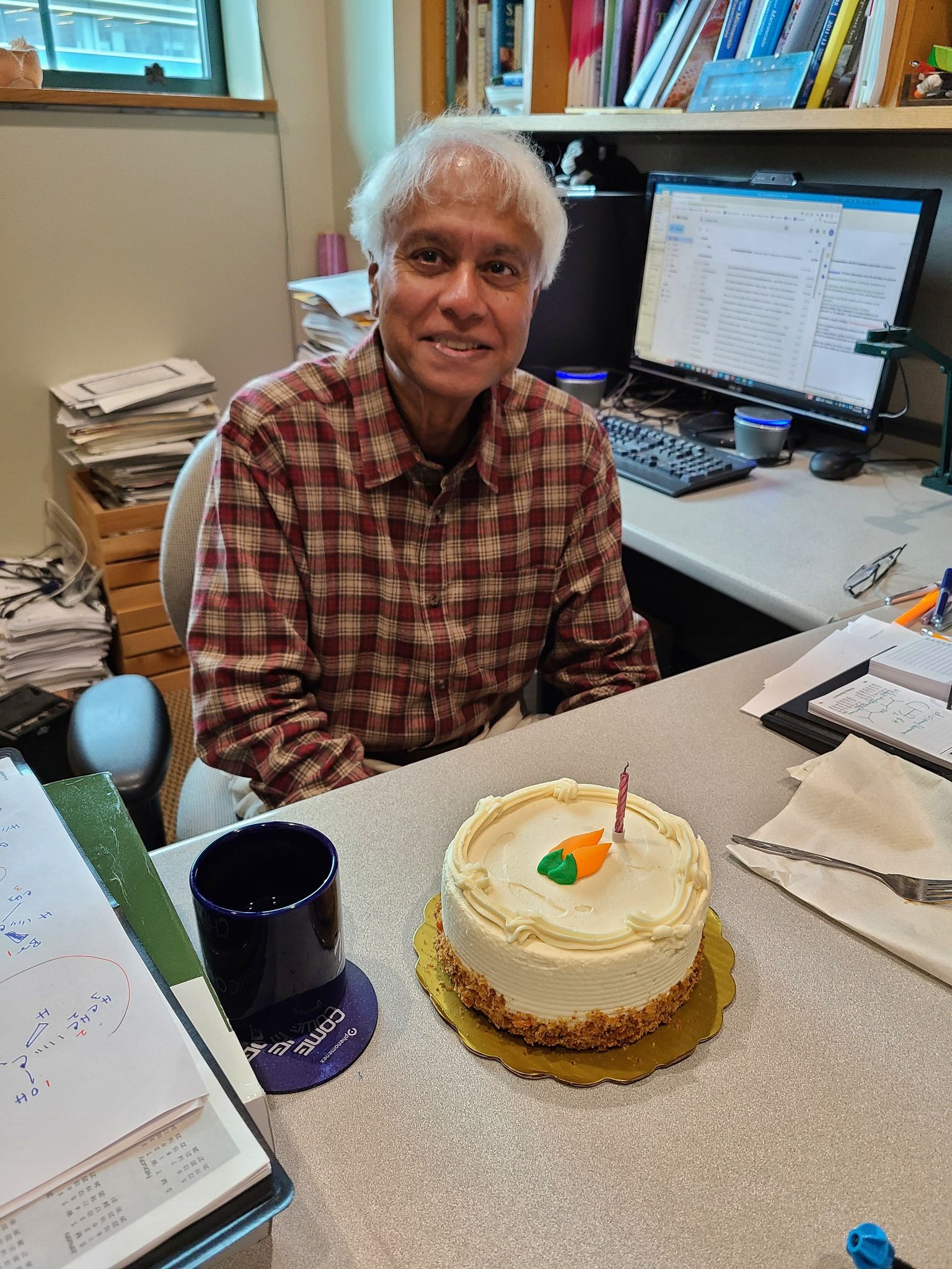 Celebrating Dr. Basu’s birthday!